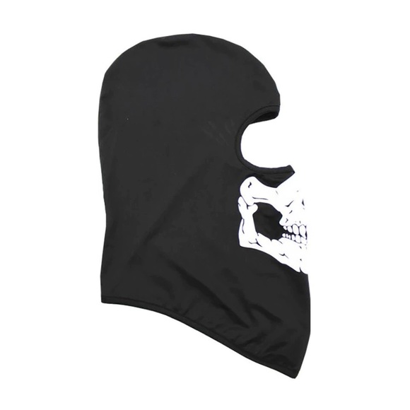 Skull Face Mask Bikers Neck Warmer - Picture 4 of 5